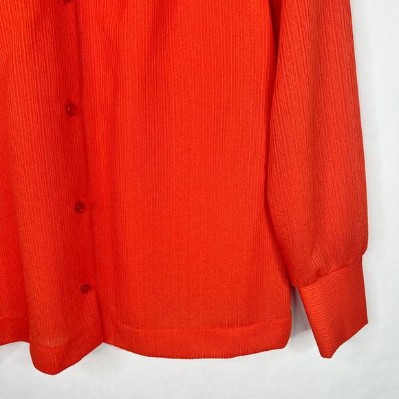 Vintage Jami Originals Red Bow Blouse 36/M - Picture 6 of 9